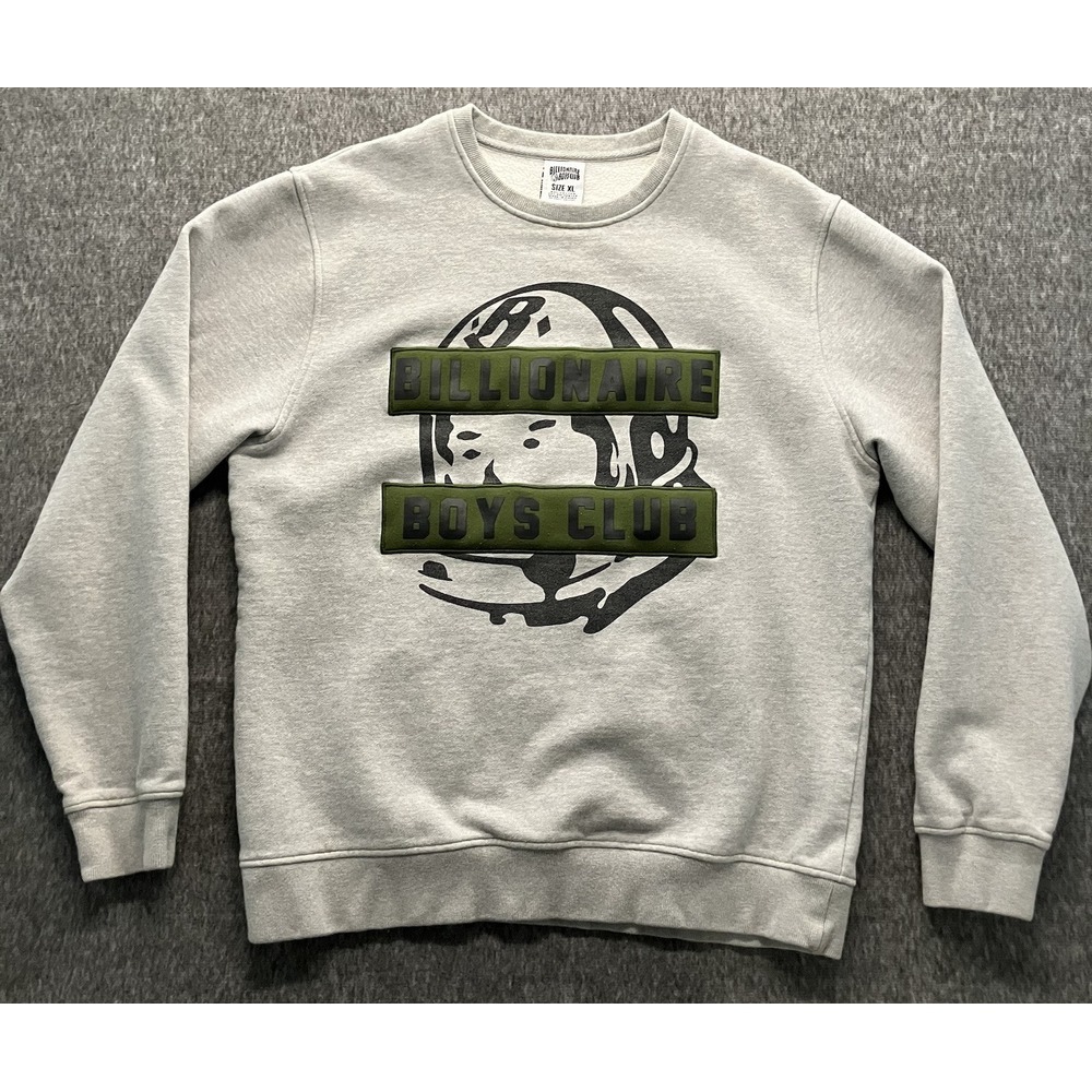 Men's Billionaire Boys Club Size XL Astronaut Helmet Crewneck Sweatshirt
